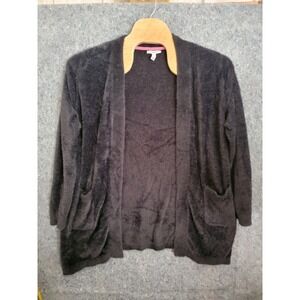 Isaac Mizrahi Live Black Open Jacket‎ Size XL